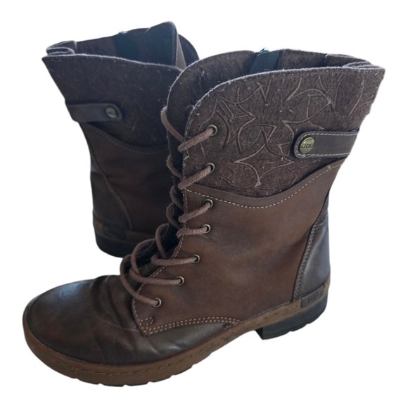 JBU Jambu Boots Women's Size 7M Hemlock Encore Vegan Leather Brown Lace Up - Picture 1 of 16